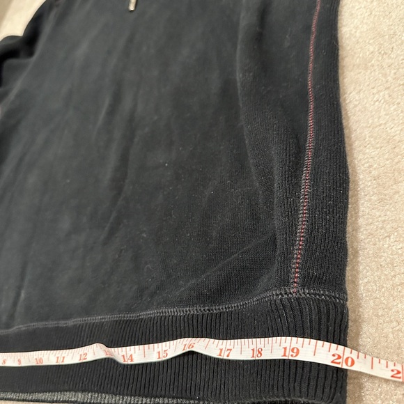 Tommy Bahama Mens Reversible Black‎ 1/4 Zip Pullover Sweater Size Medium - Picture 9 of 11
